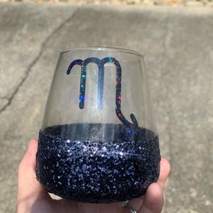Scorpio Wine Glass